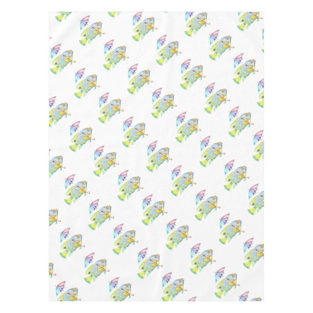 Toalha De Mesa Angel Fish Com Guarda-chuvas (Frente)