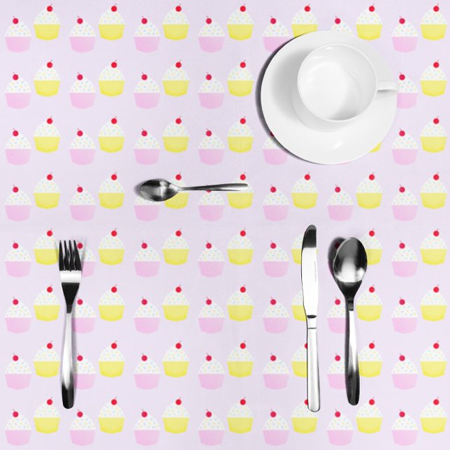 Toalha De Mesa Aniversário de Fazer Cupcake (Criador carregado)