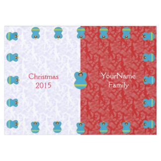 Toalha De Mesa Anjo Arubano Cabelo Preto Vermelho Branco Personal
