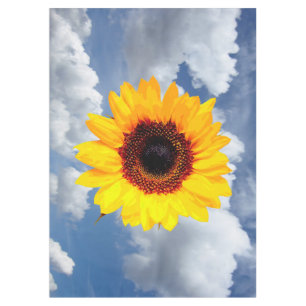 Toalha De Mesa Apenas um Flor de Girassol + seu texto e suas idei