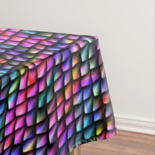 Toalha De Mesa Arco-Íris Dragão Escala Tablecloth