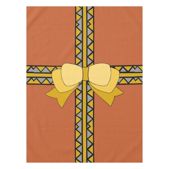 Toalha De Mesa Arco ouro (Frente)