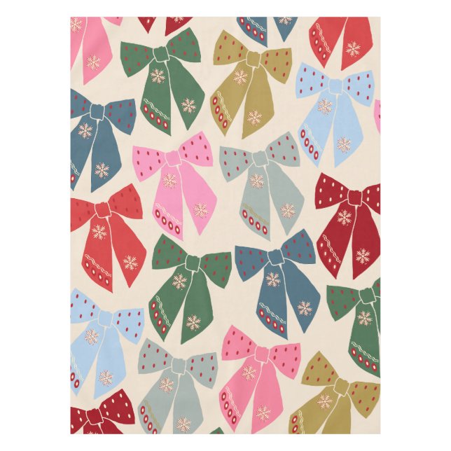 Toalha De Mesa Arcos de Natal Coquette (Frente)