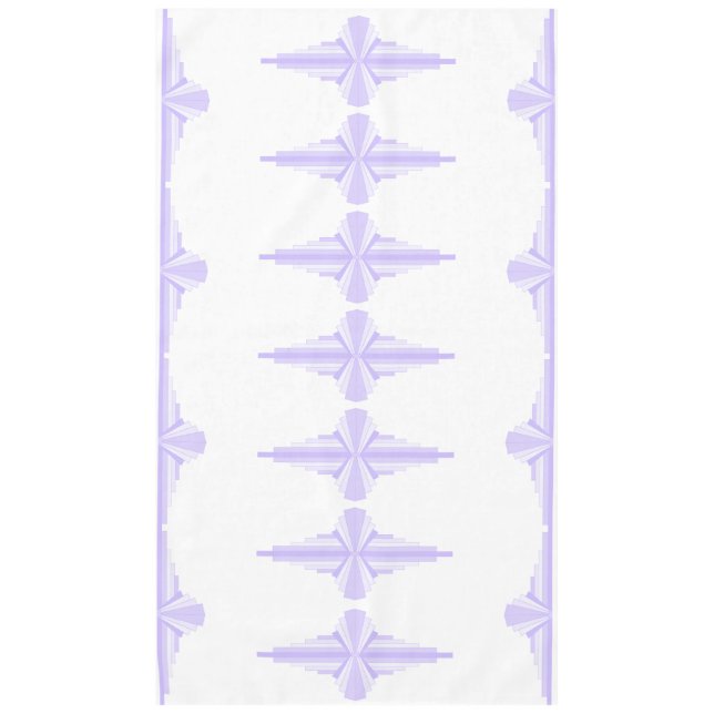 Toalha De Mesa Art Deco Pattern in Lilac (Frente)