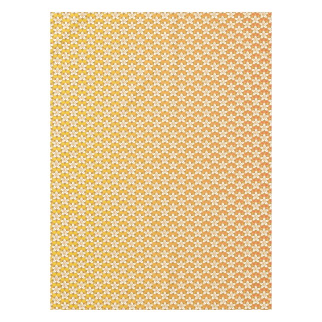 Toalha De Mesa Art Nouveau amarelo Jonquil floral wallpaper damas (Frente)