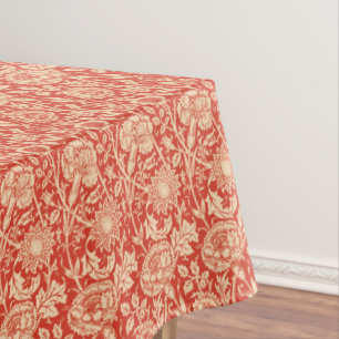 Toalha De Mesa Art Nouveau Carnação Damask, Mandarin Orange