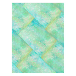 Toalha De Mesa Arte Abstrato azul e verde