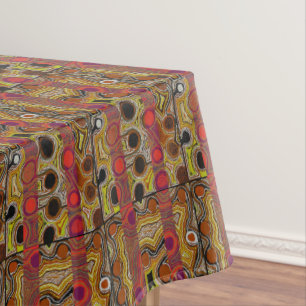 Toalha De Mesa Arte Abstrato Tribal Africana