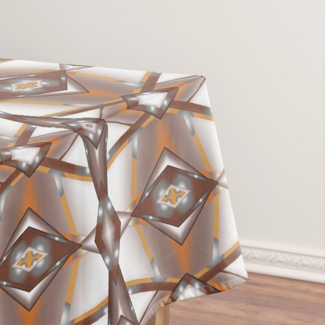 Toalha De Mesa Arte de Ombre de Tonalidade Concentrada de Borda E (Posição Original)