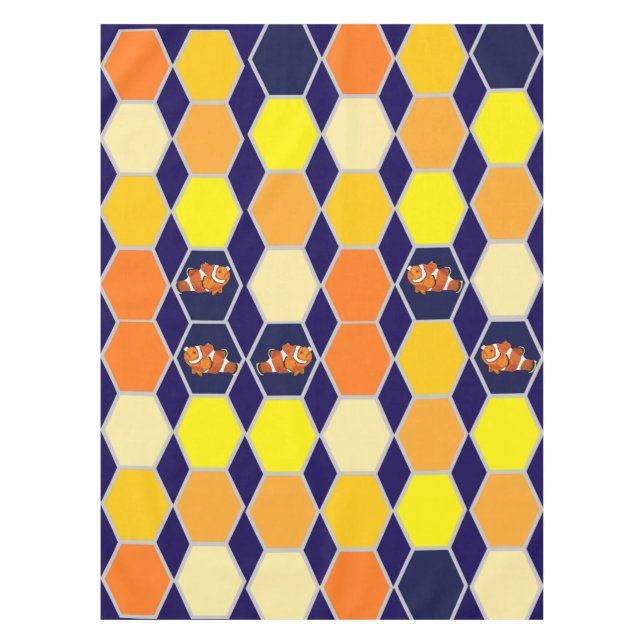 Toalha De Mesa Arte Desenhada À Mão (Frente)