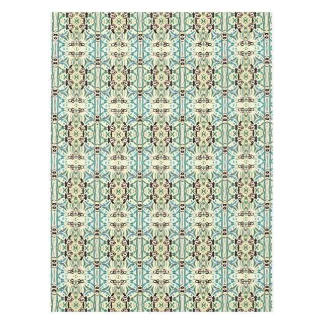 Toalha De Mesa Arte dos Dedos Antigos. (Frente)