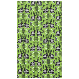 Toalha De Mesa Arte Foliar Nórdica Escandinava do Coelho