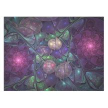 Arte Fractal Moderna Abstrato de Brilhante Colorid