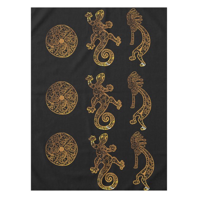 Toalha De Mesa Arte Kokopelli (Frente)