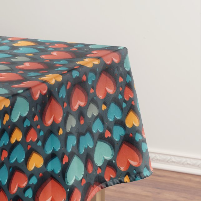 Toalha De Mesa Arte Namorados (Posição Original)