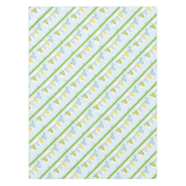 TOALHA DE MESA ARTIGOS NEUTROS DO PARTIDO DE CHÁ DE FRALDAS