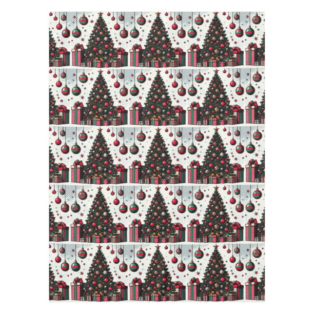 Toalha De Mesa árvore de Natal (Frente)