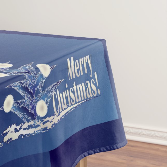 Toalha De Mesa Árvore de Natal de papais noeis (Posição Original)