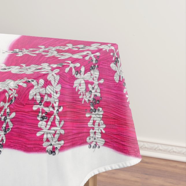 Toalha De Mesa Árvore de Natal Glam Pink (Posição Original)