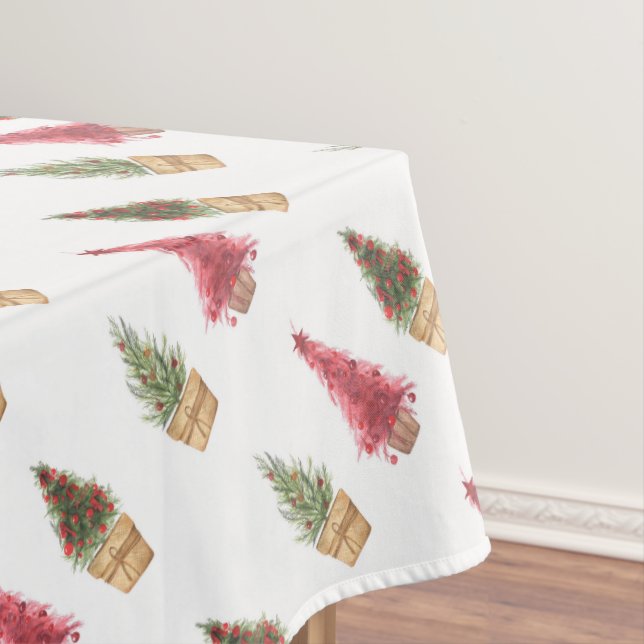 Toalha De Mesa Árvores de Natal (Posição Original)