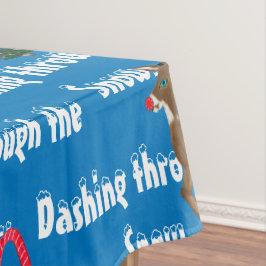 Toalha De Mesa Árvores de Natal Reindeer Candy Canes