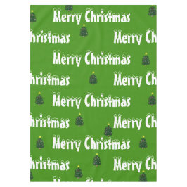 Toalha De Mesa Árvores de Natal Verdes Festivas