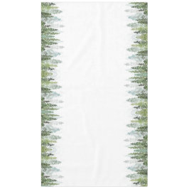 Toalha De Mesa Árvores de Pinheiros com Aquarela