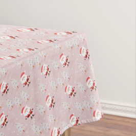 Toalha De Mesa Árvores e Papais noeis de Natal