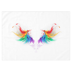 Toalha De Mesa Asas Fluffy Rainbow