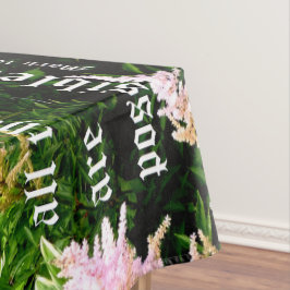 Toalha De Mesa Astilbe com Mark 10:27