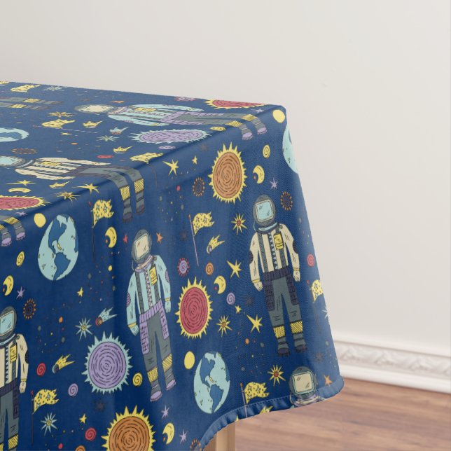 Toalha De Mesa Astrounaut Space Man Colorful (Posição Original)
