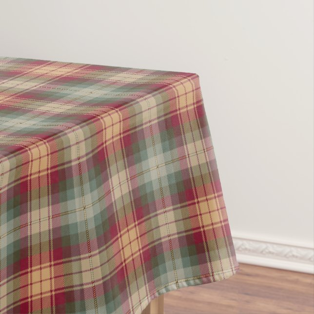 Toalha De Mesa Auld Scotland Tartan Xadrez Pattern (Posição Original)