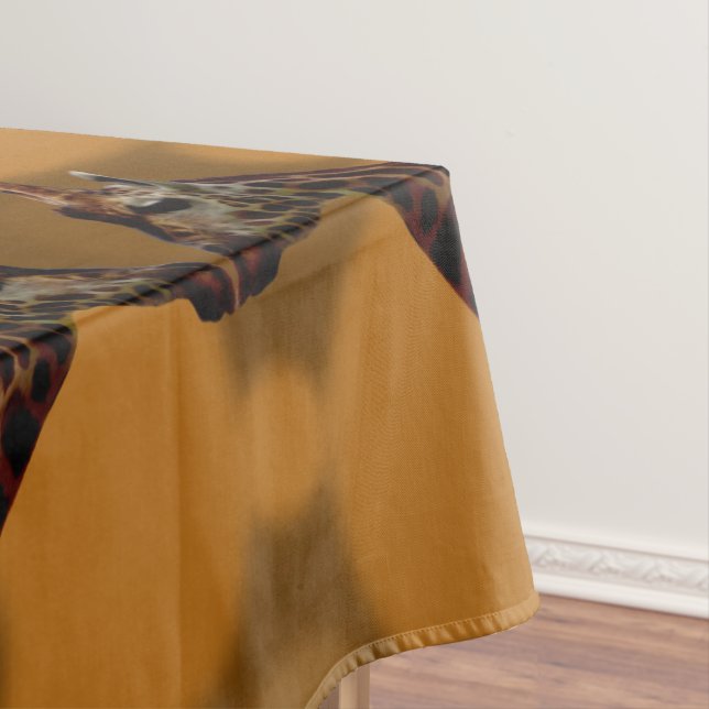 Toalha De Mesa Autoreflexão Girafa, (Posição Original)