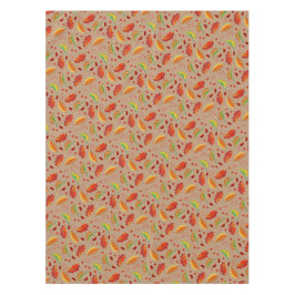 Toalha De Mesa Autumn Deixa Loucos Castanha Padrão Elegante Queda