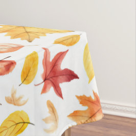 Toalha De Mesa Autumn Fall Deixa Terracotta Brown Boho Padrão