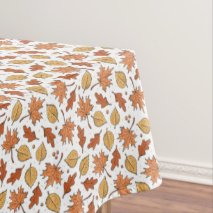 Toalha De Mesa Autumn Leaves and Acorns Pattern