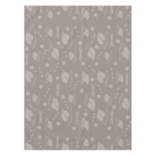 Toalha De Mesa Autumn Leaves Patterno Taupe