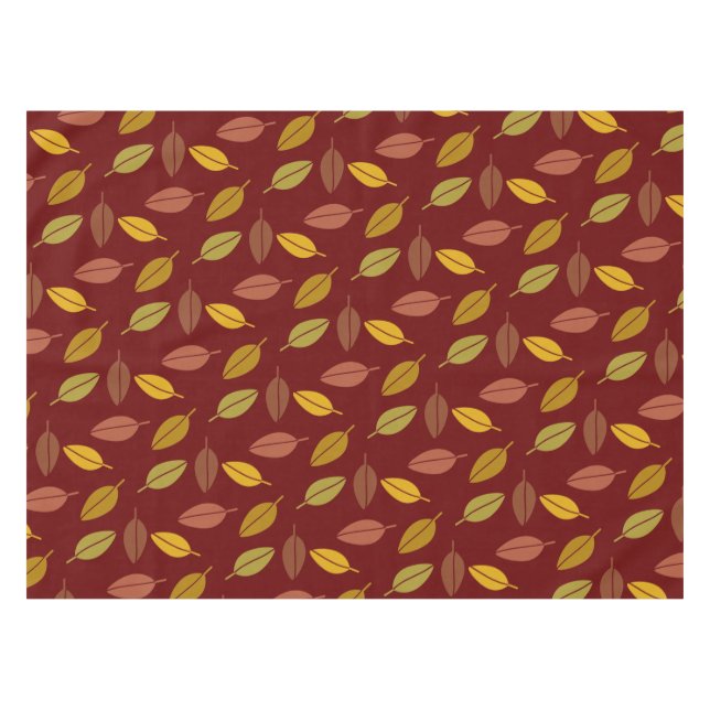 Toalha De Mesa Autumn Leaves Tablecloth (Frente (Horizontal))