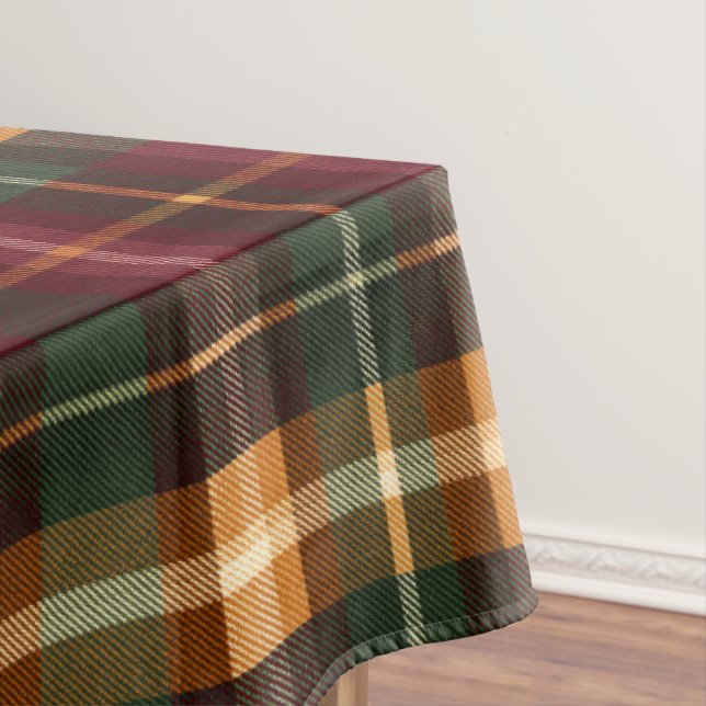Toalha De Mesa Autumn Plaid  (Posição Original)