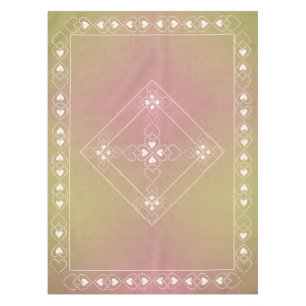 Toalha De Mesa Autumn Weathered Stone e Celtic Cross w/Hearts