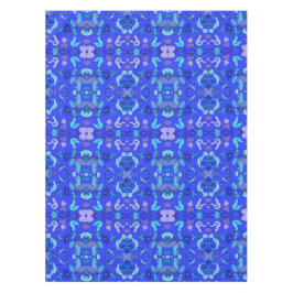 Toalha De Mesa Aves Azuis