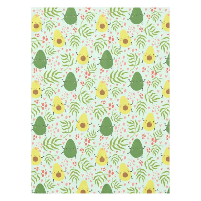 Toalha De Mesa Avocado Pattern Tablecloth (Frente)
