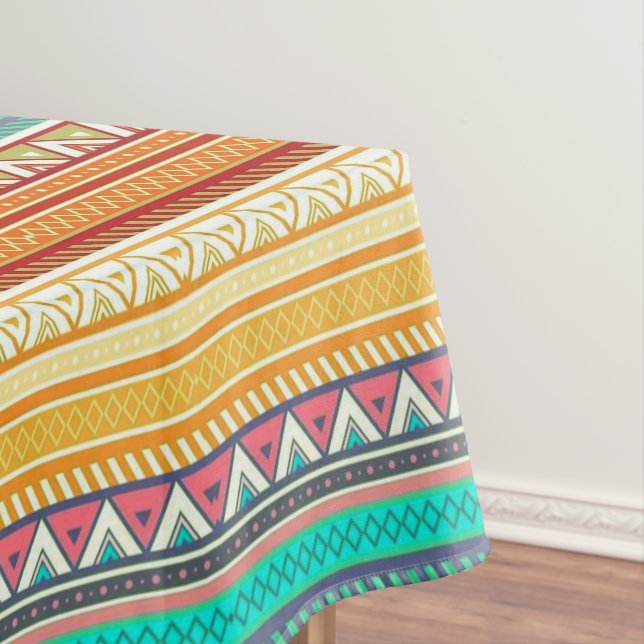 Toalha De Mesa Aztec stripes tablecloth (Posição Original)