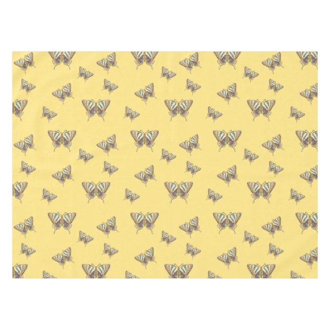 Toalha De Mesa Aztec Tablecloth Swallowtail (Frente (Horizontal))