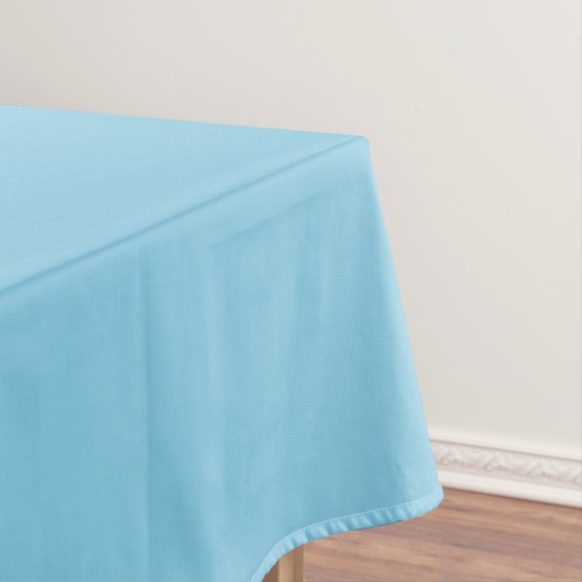 Toalha De Mesa Azul Céu Cor Sólida (Posição Original)