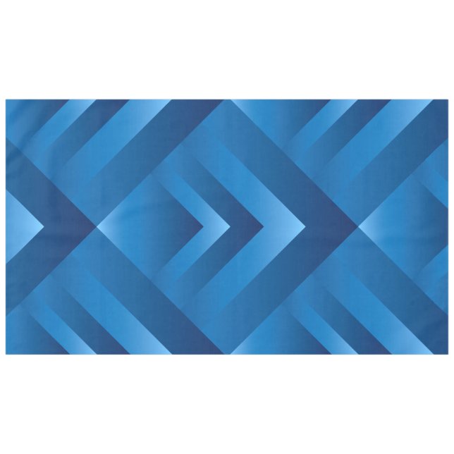 Toalha De Mesa azul clássico 1 (Frente (Horizontal))
