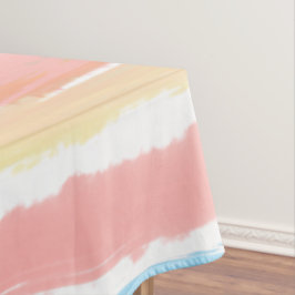 Toalha De Mesa Azul Cor de Água Amarela Cor Azul Cor de Rosa Faix