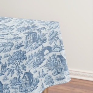 Toalha De Mesa Azul de galeria
