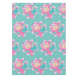 Toalha De Mesa Azul de Mermaid Party