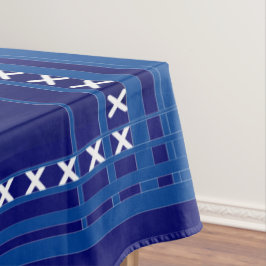 Toalha De Mesa Azul Escocês